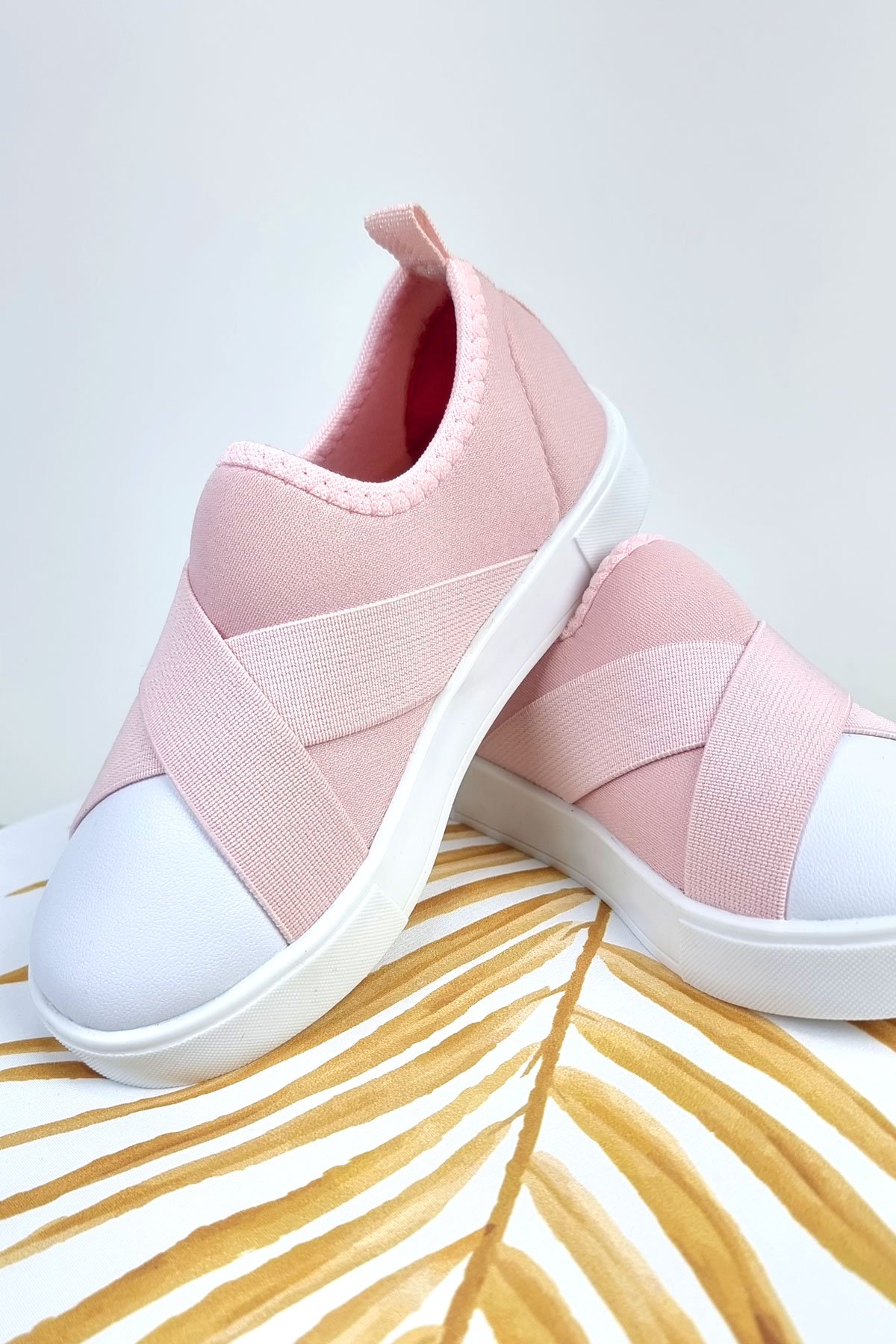Tenis Infantil Rosa Elastico Calce Facil Viki | Mmoda