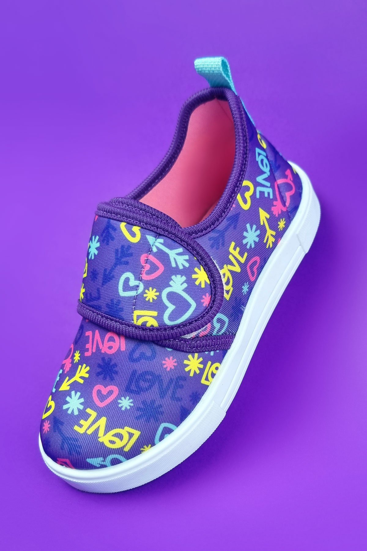 Tenis Infantil Pink Calce Facil Viki Menina Mel | Mmoda