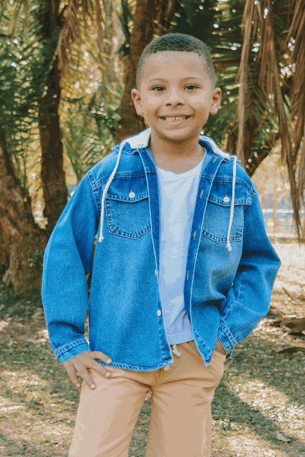 Casaco Jaqueta Jeans Infantil Bebe Jaqueta Jeans Casacos Bebe