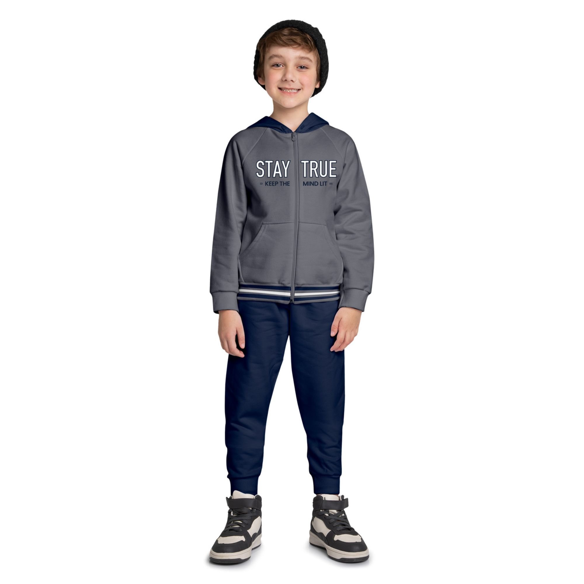 Casaco CalÇa De Moletom Masculina Infantil Casaco Moletom Conjunto